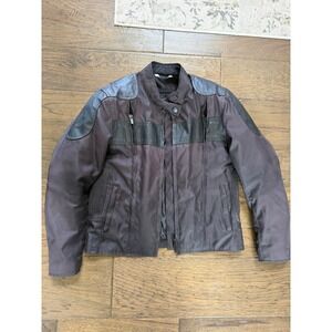 Fulmer Motorcycle Jacket with Leather Accents